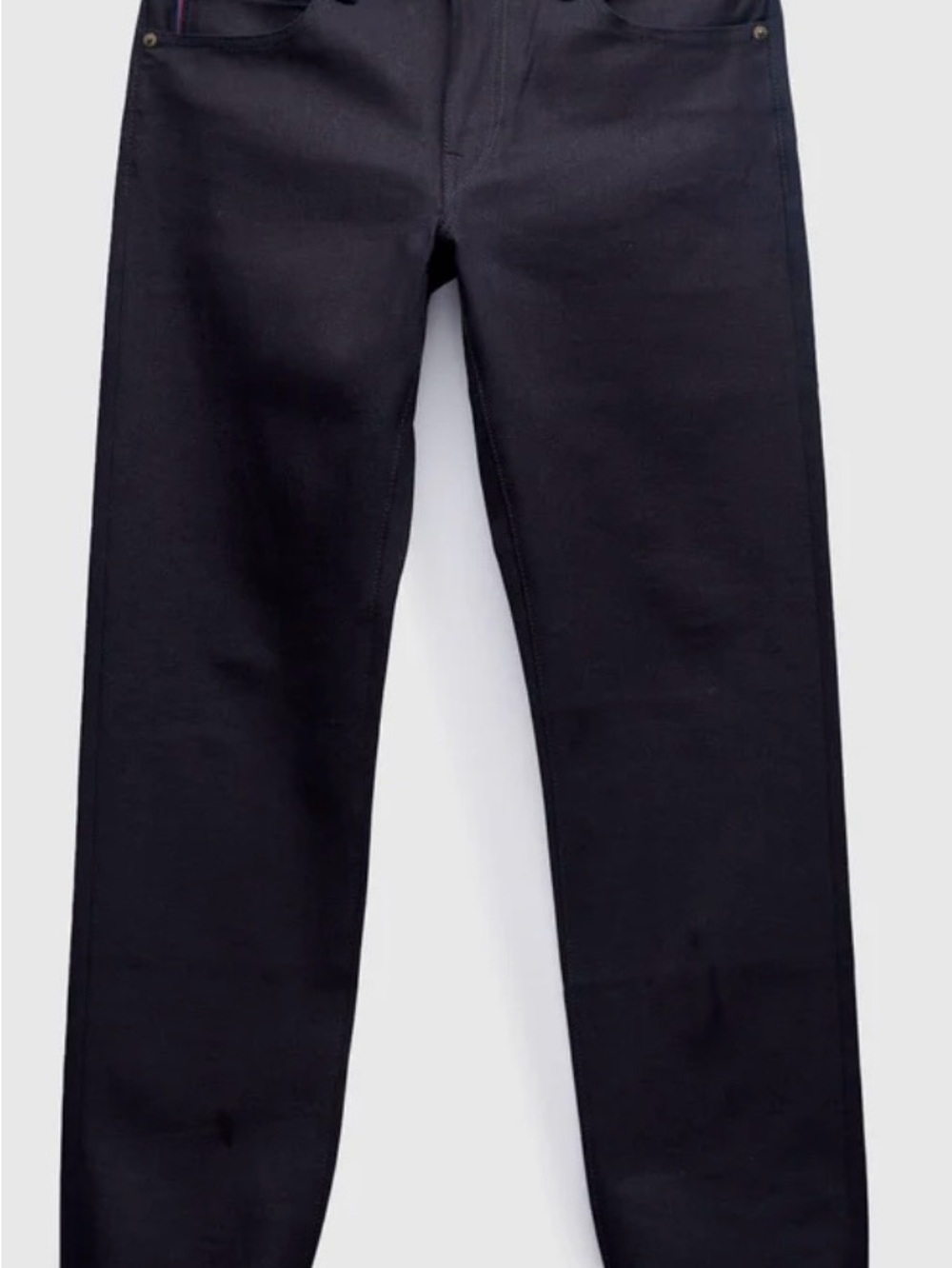 Hiroshi Kato Men's pen Slim Blue Black Jeans.